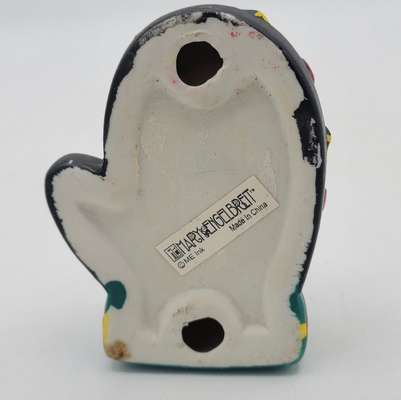 Mary Engelbreit Christmas Mitten Votive Candle Holders Set of 3 Hand Painted - Picture 15 of 16